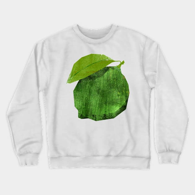 Lime - solo Crewneck Sweatshirt by Babban Gaelg